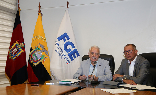 Ex fiscal profugo y Ex vicepresidente preso Corrupción Ecuador